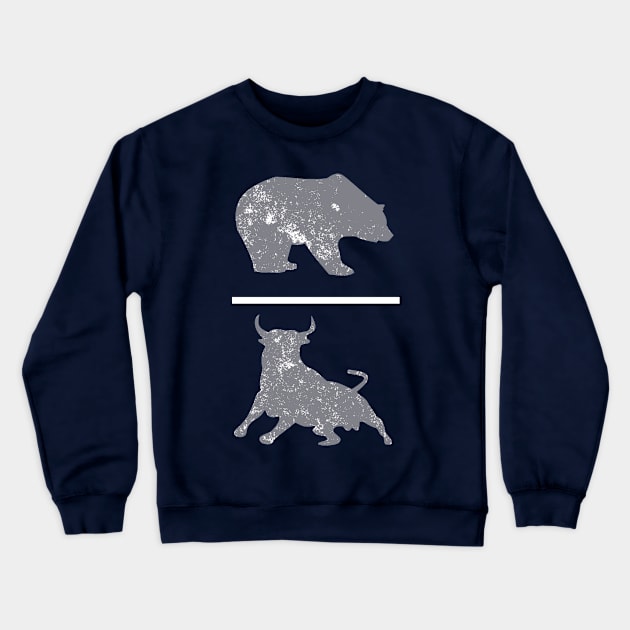 Bear Bull Crewneck Sweatshirt by DiscoverNow